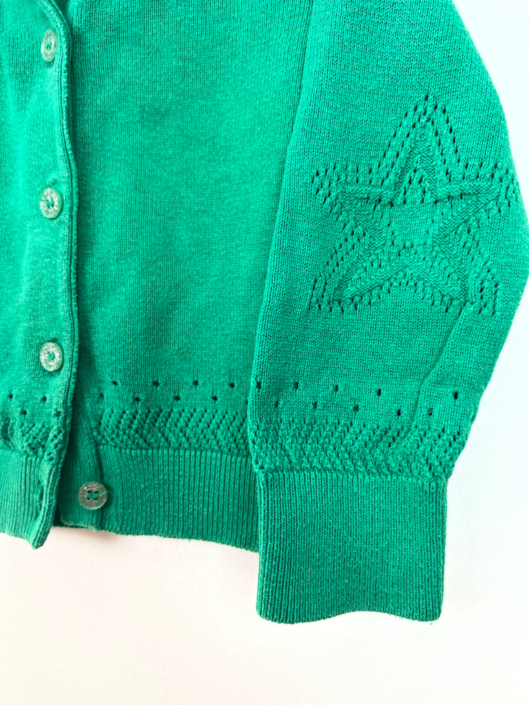 2y Joules green cardigan - Sweet Pea Preloved Clothes