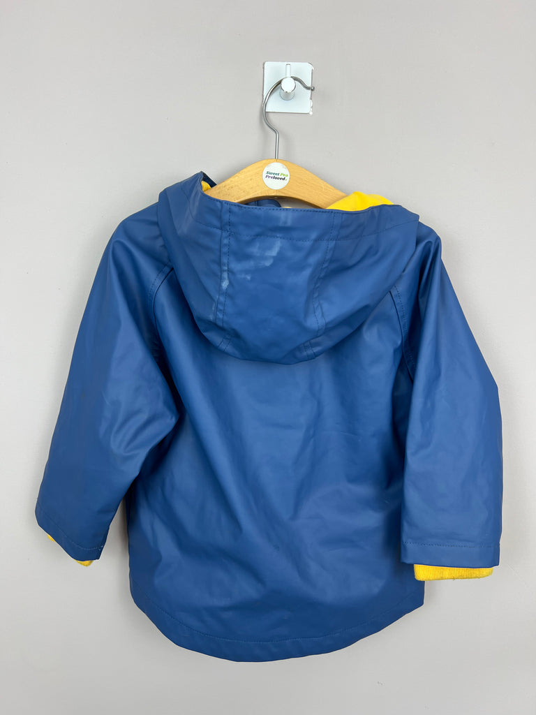 12-18m Kite blue waterproof jacket - Sweet Pea Preloved Clothes