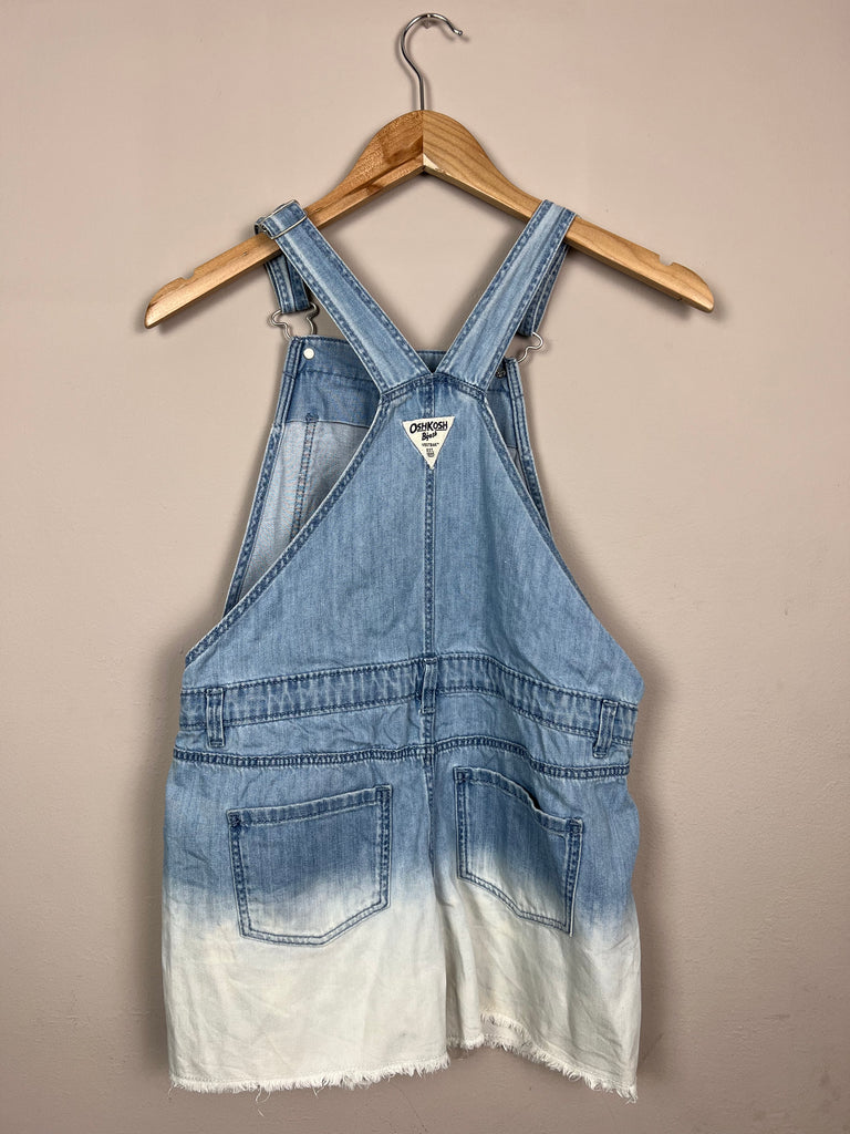 14y Oshkosh dip dyed short dungarees - Sweet Pea Preloved Clothes