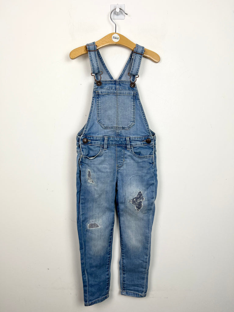 4y Oshkosh patched denim dungarees - Sweet Pea Preloved Clothes