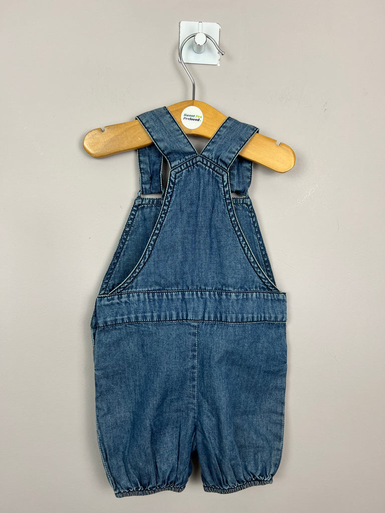 0-3m Kite Organic chambray dungarees BNWT - Sweet Pea Preloved Clothes