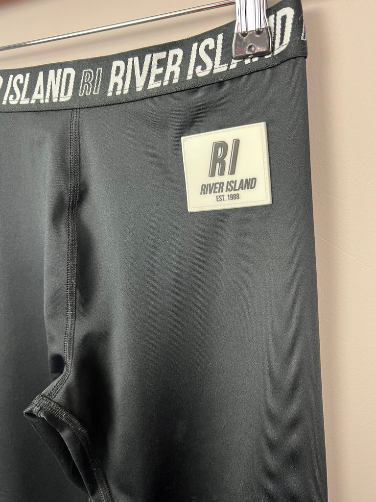 9-10y River Island Black active leggings - Sweet Pea Preloved Clothes