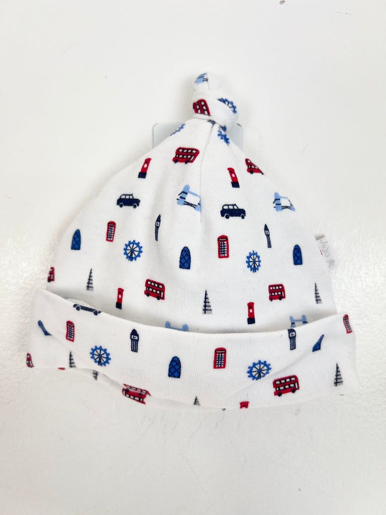 Newborn Jojo Maman Bebe London hat - Sweet Pea Preloved Clothes