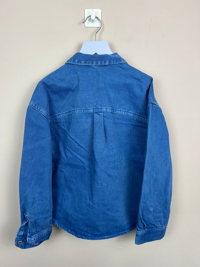 8y & 9y Zara blue denim jacket - Sweet Pea Preloved Clothes
