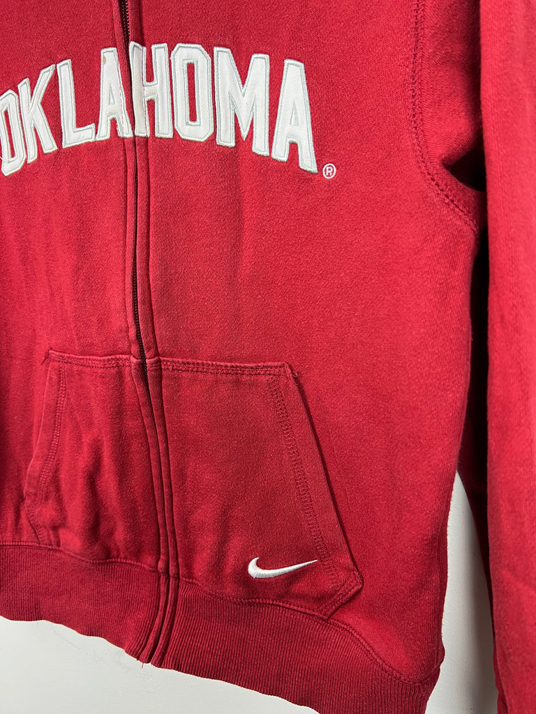 10-12y Nike 90's Oklahoma zip up hoodie - seconds - Sweet Pea Preloved Clothes