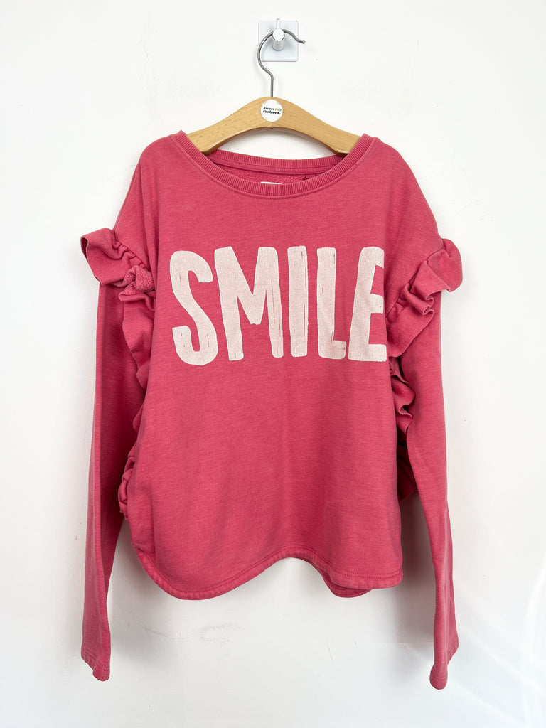 Second hand Girls Next smile sweatshirt - Sweet Pea Preloved Clothes