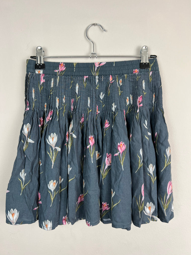 12y Next grey floral floaty skirt - Sweet Pea Preloved Clothes
