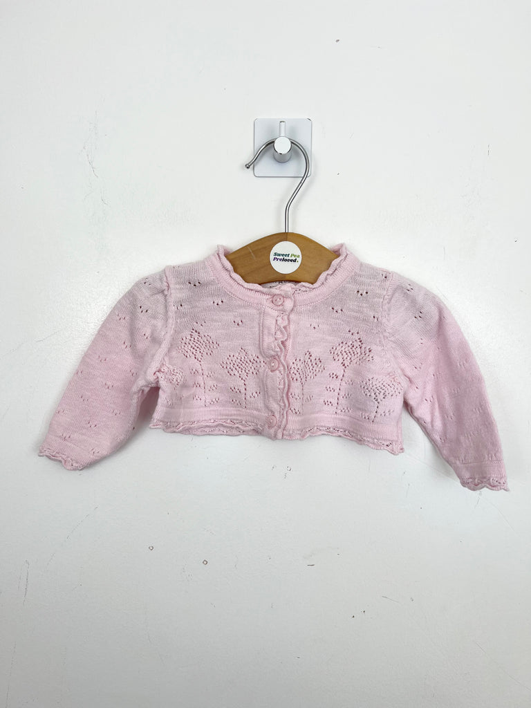 1m Next Pale Pink delicate cardigan - Sweet Pea Preloved Clothes
