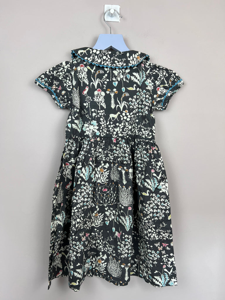6y Rachel Riley grey Tea Dress - Sweet Pea Preloved Clothes