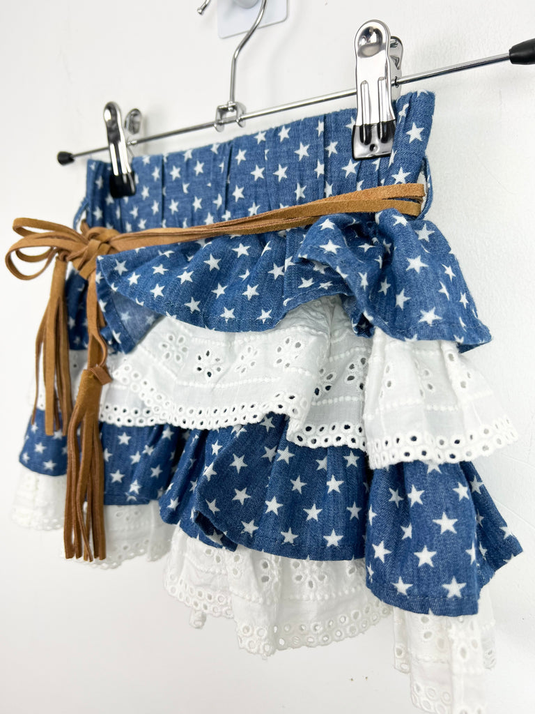 2y Monnalisa cowgirl skirt - Sweet Pea Preloved Clothes