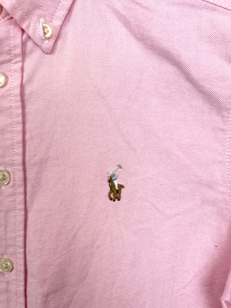 14y Ralph Lauren pink Oxford shirt - Sweet Pea Preloved Clothes