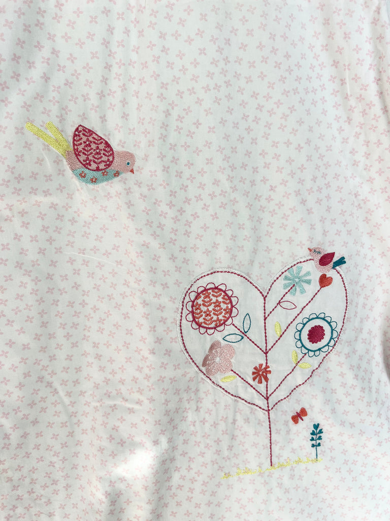 Pre loved baby Grobag pink heart tree sleeping bag 1.0 tog - Sweet Pea Preloved Clothes
