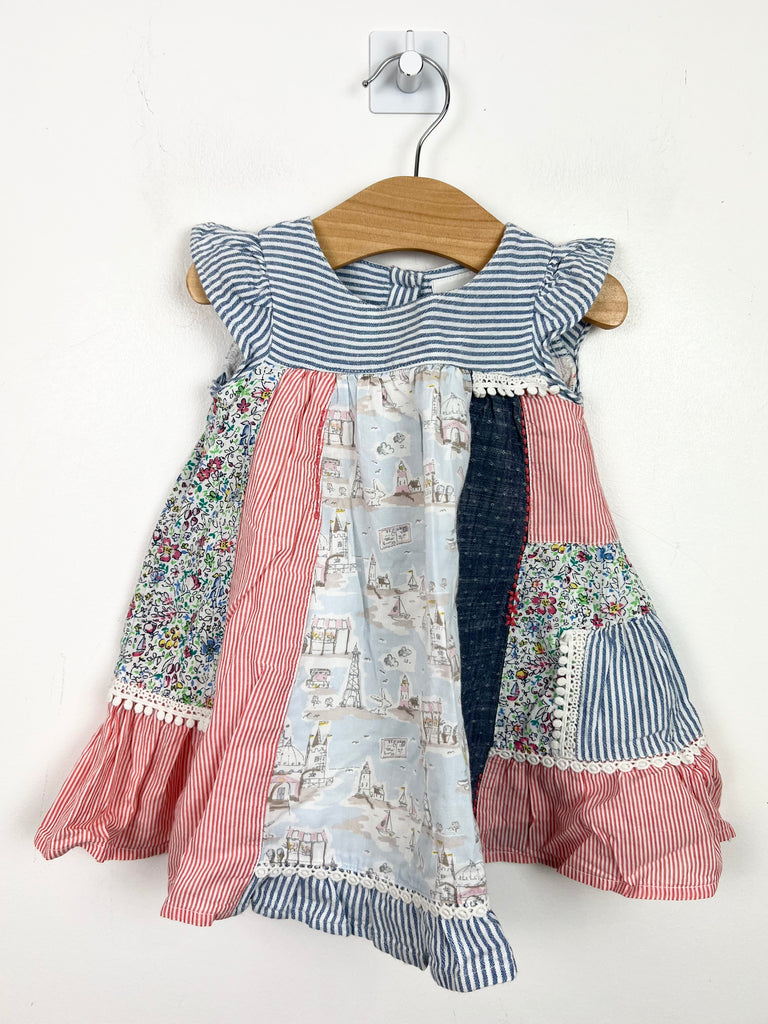 3-6m Next seaside patchwork dress - Sweet Pea Preloved Clothes