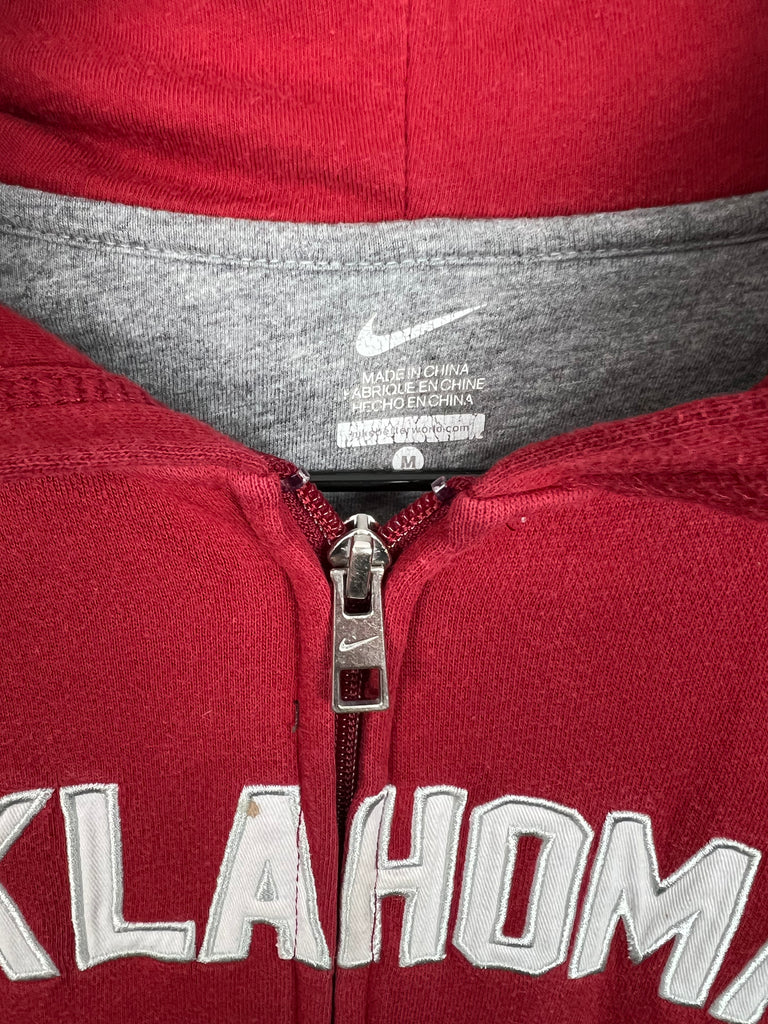 10-12y Nike 90's Oklahoma zip up hoodie - seconds - Sweet Pea Preloved Clothes