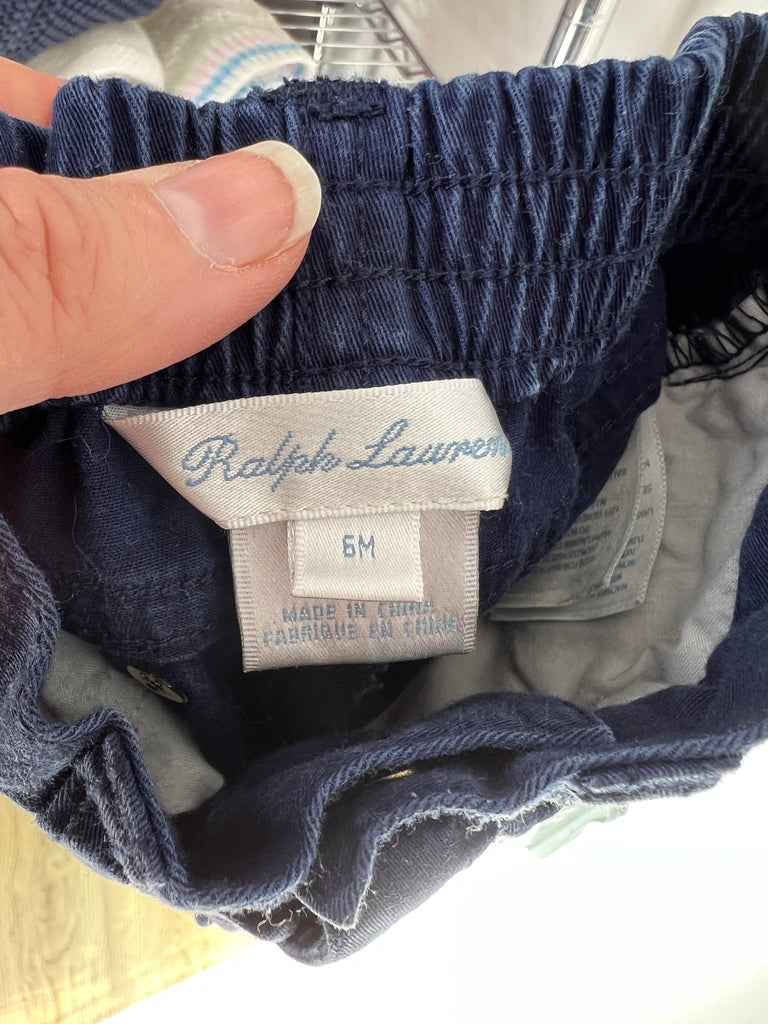6m Ralph Lauren navy trousers - Sweet Pea Preloved Clothes
