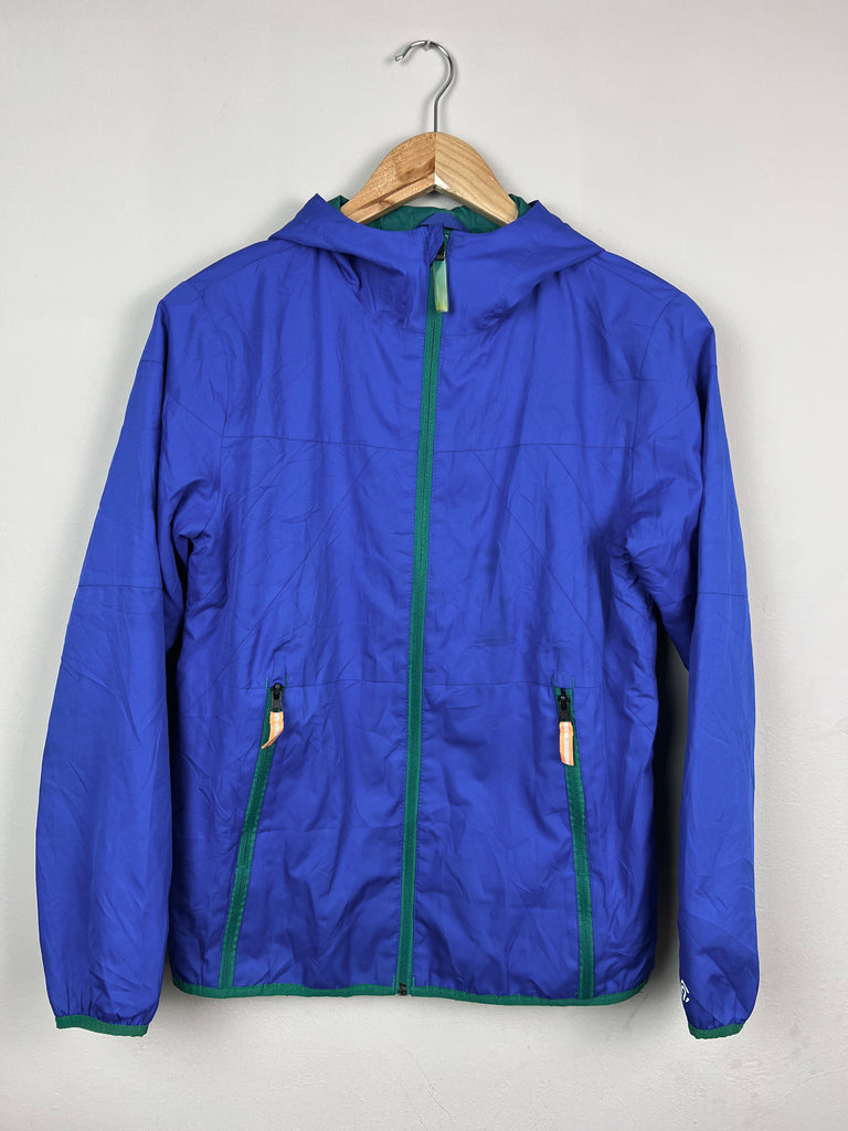 Second hand older kids Champion blue windcheater jacket - Sweet Pea Preloved Clothes