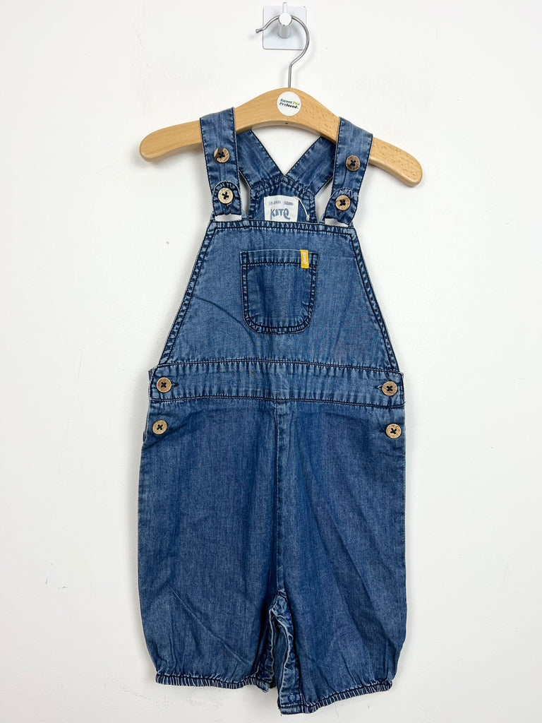 Kite Chambray short dungarees - Sweet Pea Preloved Clothes