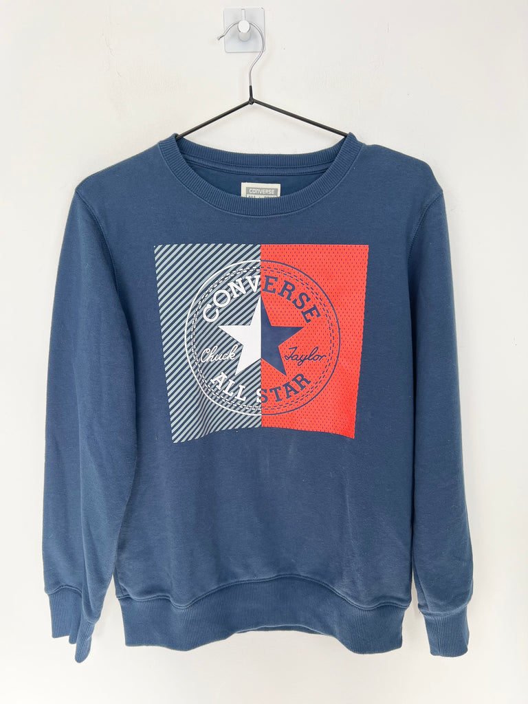 Second Hand Converse split logo sweatshirt - Sweet Pea Preloved Clothes