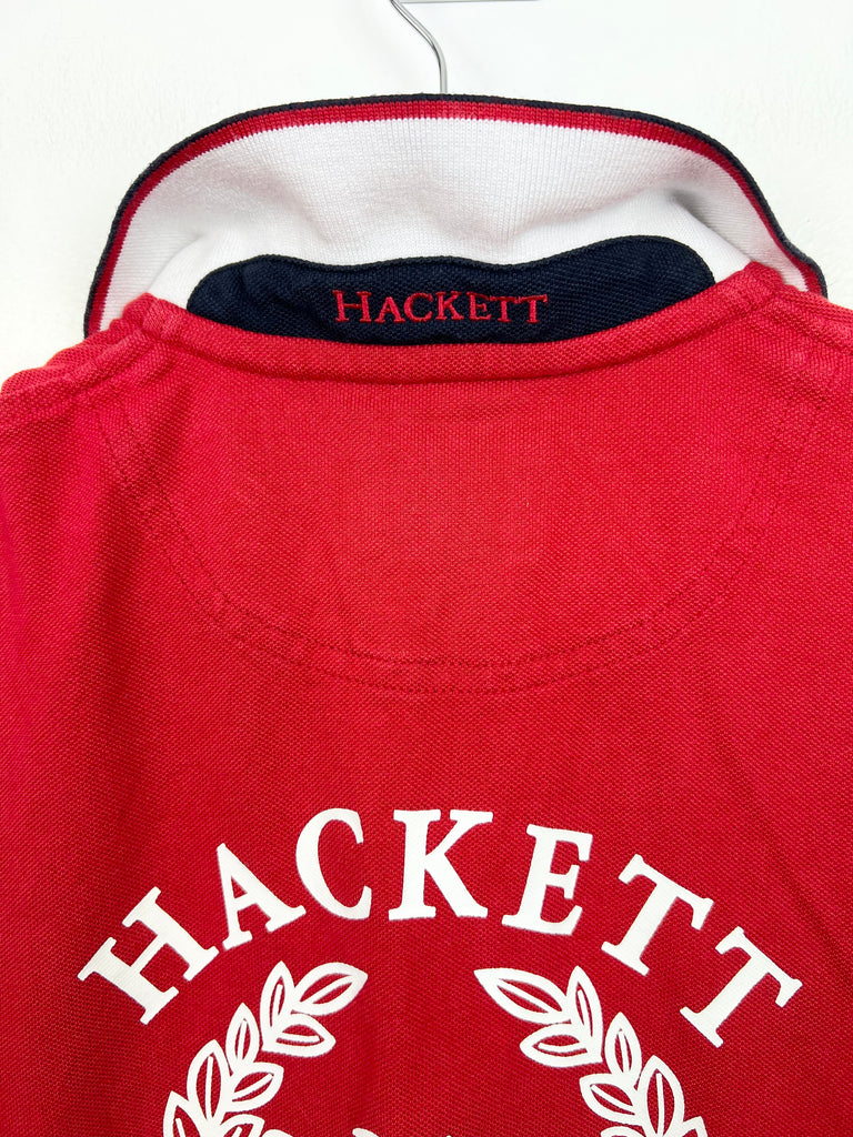 Secondhand Luxury Older kids Hackett red London Rowing Club polo - Sweet Pea Preloved Clothes