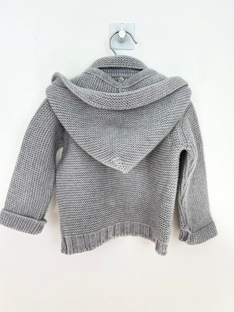 6m Paz Rodriguez Grey Double Breasted Cardigan - Sweet Pea Preloved Clothes