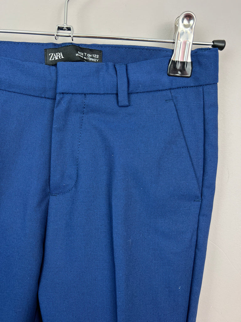 7y Zara blue suit trousers - New - Sweet Pea Preloved Clothes