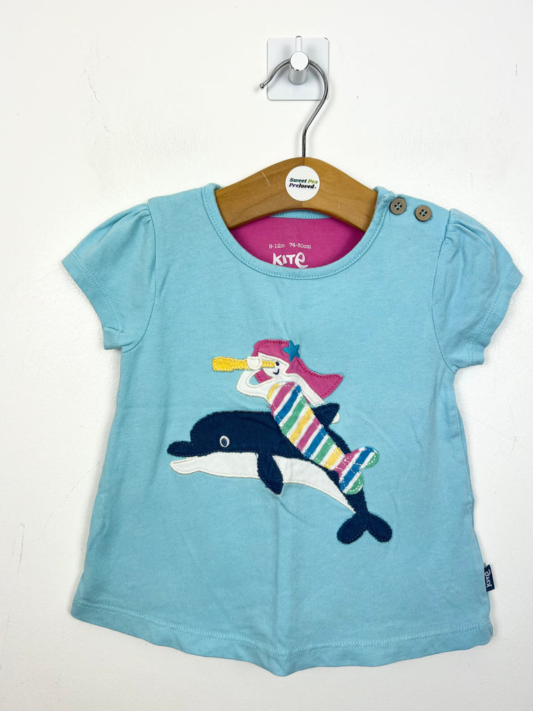 9-12m Kite dolphin t-shirt - Sweet Pea Preloved Clothes