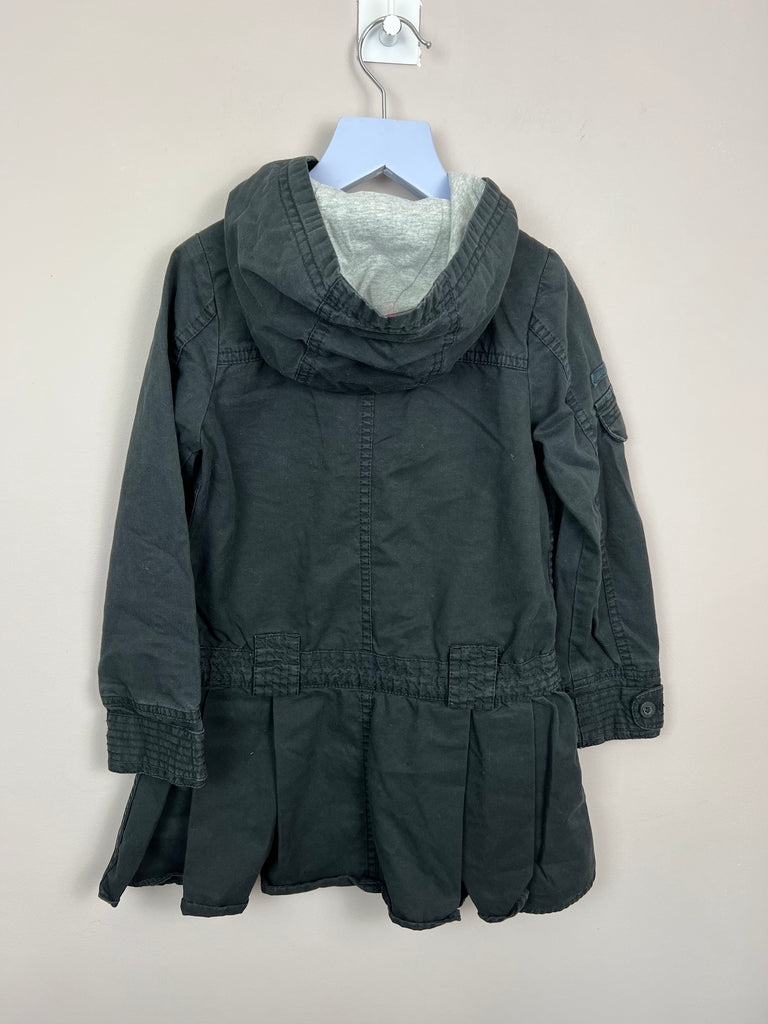 5-6y M&S black cotton jacket - Sweet Pea Preloved Clothes