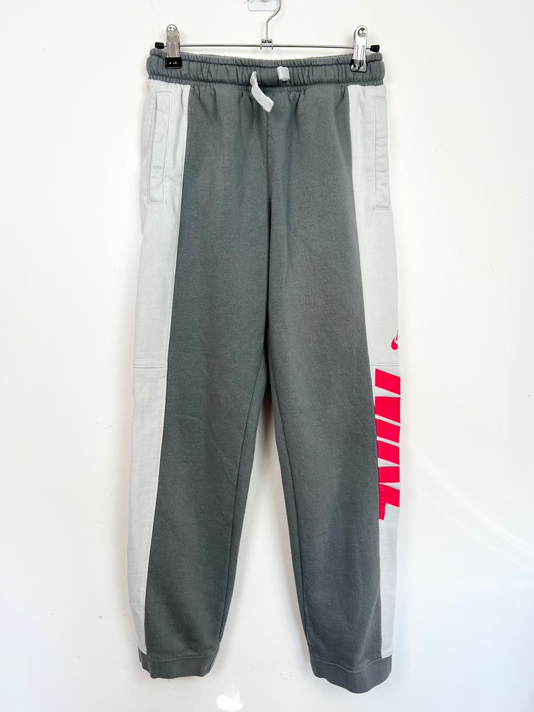 Second Hand Older kids Nike grey colour block joggers - Sweet Pea Preloved Clothes