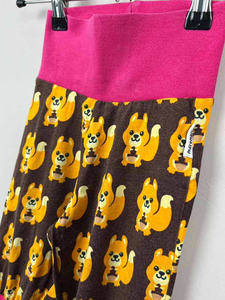Second Hand Scandi baby Maxomorra Squirrel trousers - Sweet Pea Preloved Clothes