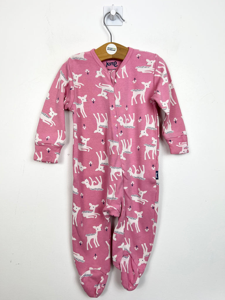 Kite deer zip up sleepsuit - Sweet Pea Preloved Clothes